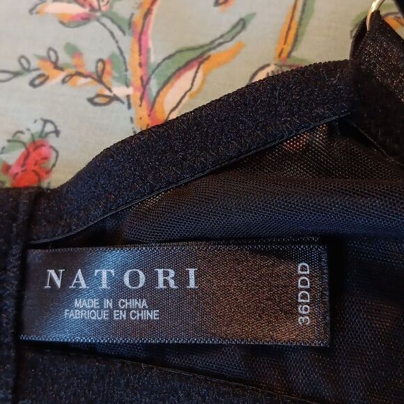 Natori Black Lace Underwire Bra Intimates - Picture 5 of 9